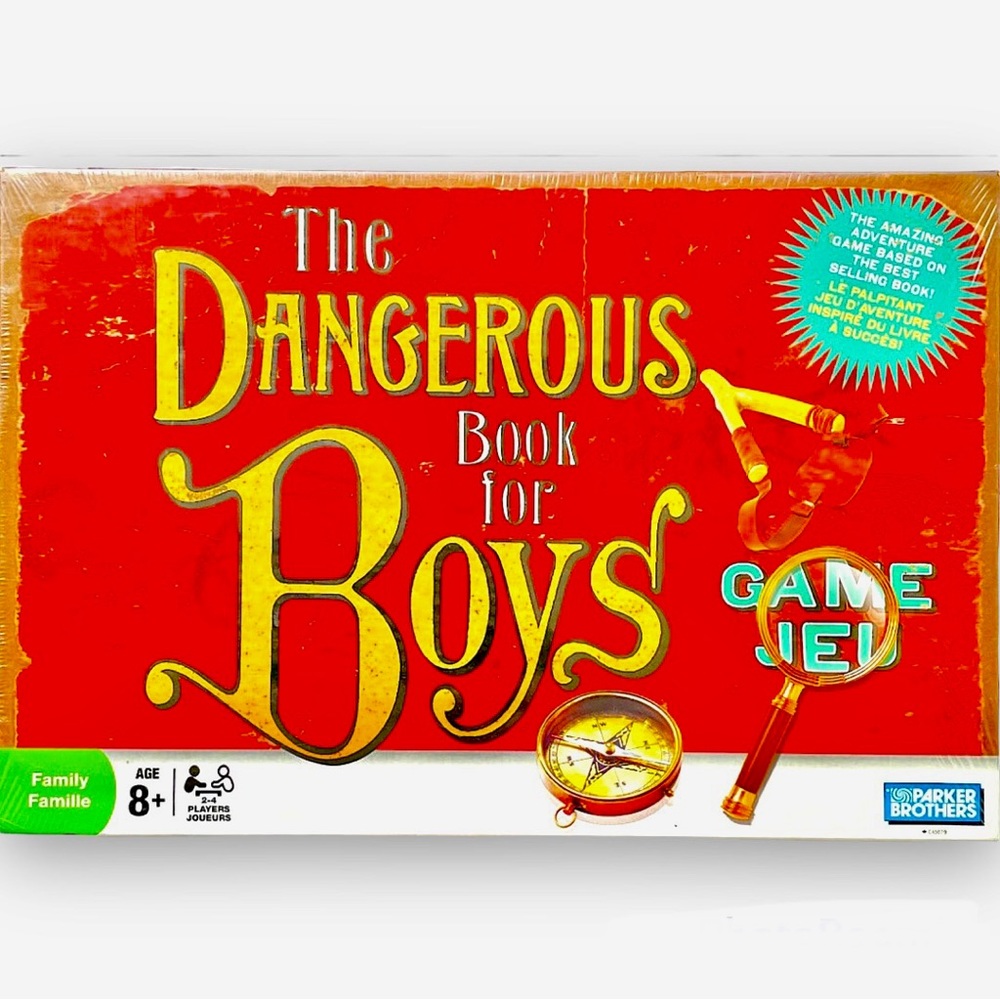🆕 THE DANGEROUS BOOK FOR BOYS ~ BOARD GAME VERSION ~ ENGLISH + FRENCH EDITION